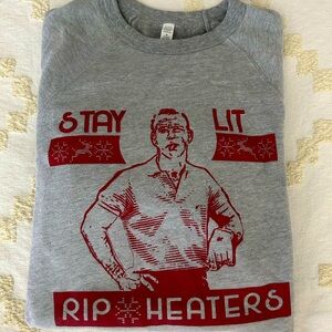SwingJuice Sweatshirt Size XL - ugly golf Christmas sweater Stay Lit Rip Heaters
